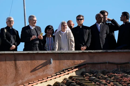 Conclave Elects a New Pope as White Smoke Rises from the Sistine Chapel