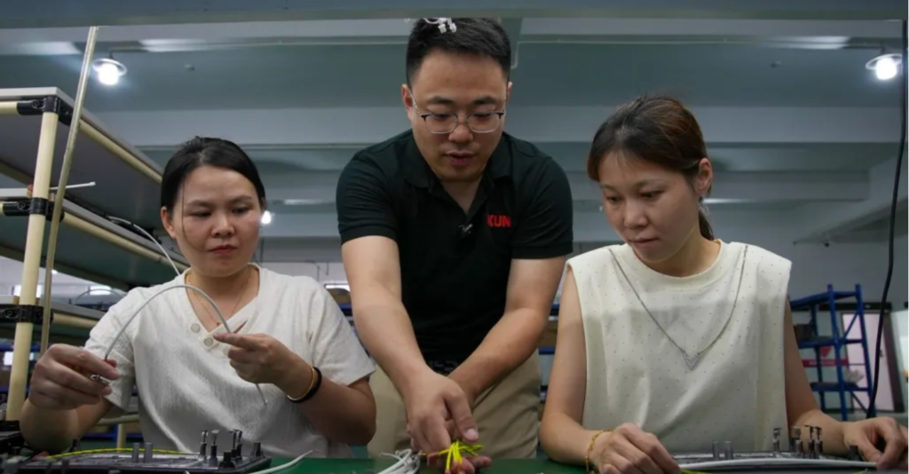 Chinese factories experience a sense of relief as the implementation of US tariffs is paused.